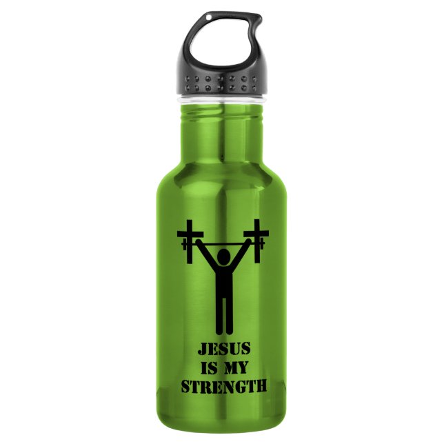 Meine Stärke Trinkflasche (Vorderseite)