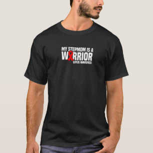 Meine Stepmutter ist ein Krieger-Red Black Ribbon T-Shirt