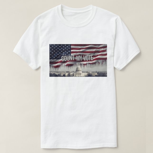 MEINE STIMME - T - Shirt der Männer (Design vorne)