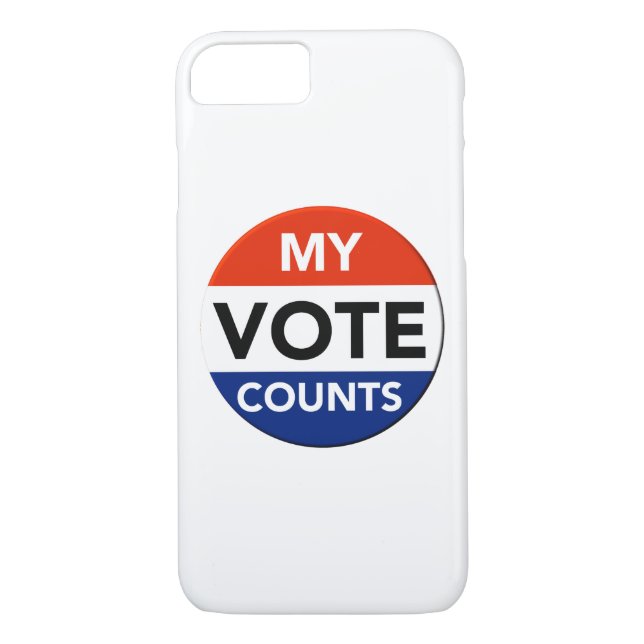 Meine Stimme zählt Case-Mate iPhone Hülle (Rückseite)