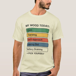Meine Stimmung heute - Funny Smood Selector Graphi T-Shirt