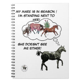meine Stute ist in der Saison! Notizblock