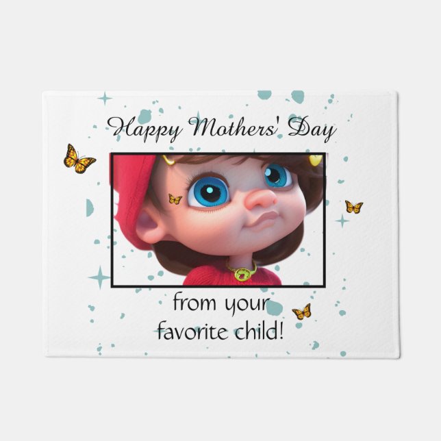 Meine superCoole Mama Fußmatte (Vorderseite)