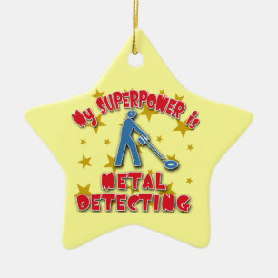 Meine Supermacht ist Metallentdeckung Keramikornament