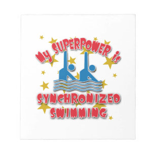 Meine Supermacht ist Synchronschwimmen Notizblock