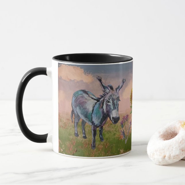 meine süße Esther, Esel Tasse (Mit Donut)