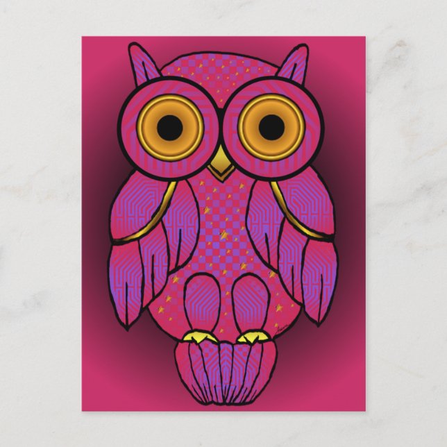 Meine $t Owl Dusch Postkarten (Vorderseite)