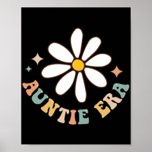 Meine Tante Era Liebhaber Groovy Retro Tante Mutte Poster