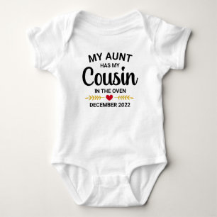 Meine Tante hat meinen Cousin im Ofen Baby Strampler