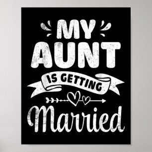 Meine Tante heiratet Hochzeit Heiratet Onkel Nicht Poster
