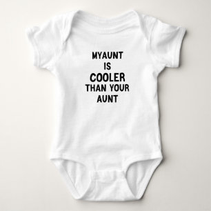 Meine Tante ist cool als deine Tante Baby Strampler