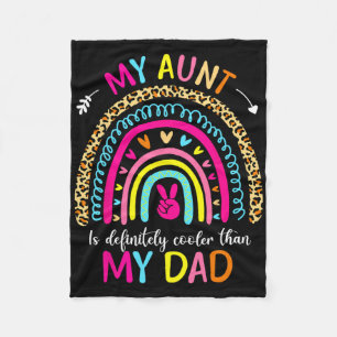 Meine Tante ist definitiv Cool als mein Vater Kind Fleecedecke