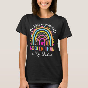 Meine Tante ist definitiv Cool als meine Vater Tan T-Shirt