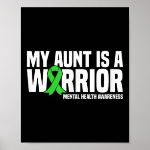 Meine Tante ist ein Mentalgespenst des Kriegers Gr Poster