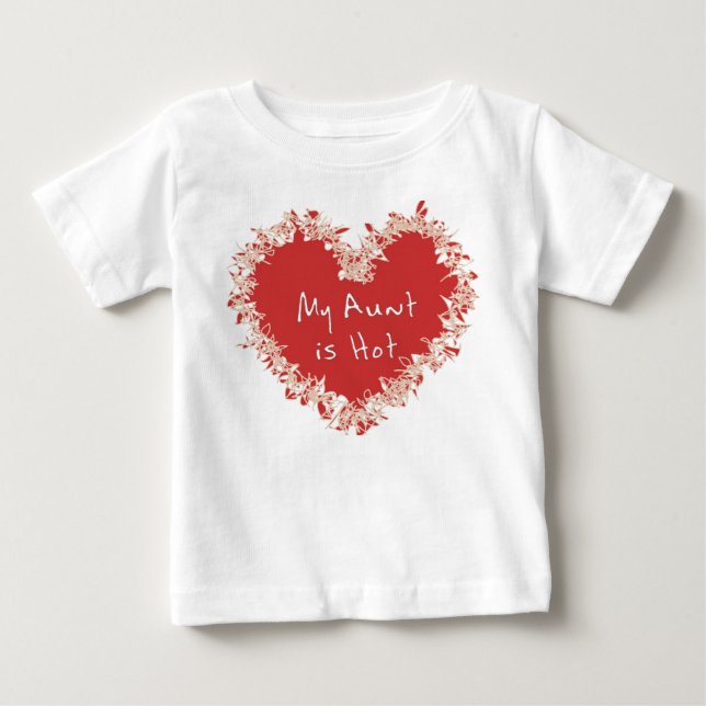 Meine Tante ist heiß Baby T-shirt (Vorderseite)