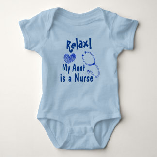 Meine Tante ist Krankenschwester-Baby-Bodysuit Baby Strampler