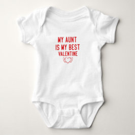Meine Tante ist mein bester Valentiner, Valentiner Baby Strampler