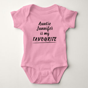 Meine Tante ist mein Liebling Baby Strampler