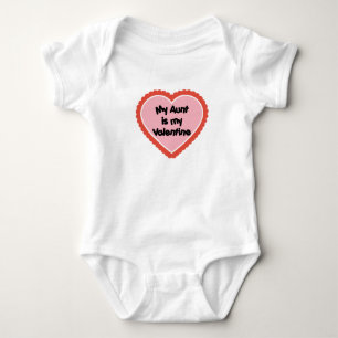 Meine Tante ist mein Valentinsgruß Baby Strampler