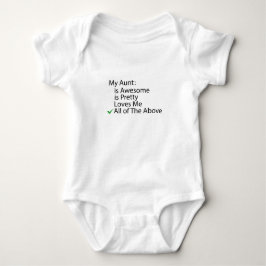 Meine Tante ist Phantastisch ist Hübsche Lieben Me Baby Strampler