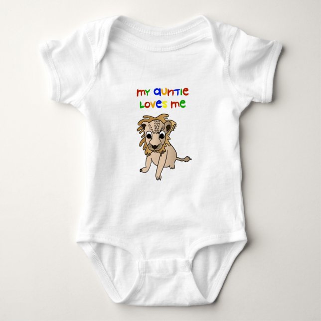 Meine Tante Liebe Baby Strampler (Vorderseite)