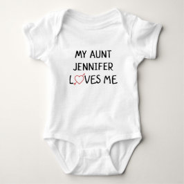 Meine Tante Lieben Me Heart Niece Nephew Baby Strampler