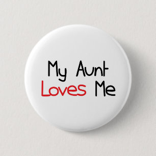 Meine Tante Loves Me Button