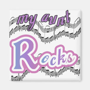 Meine Tante Rocks Tshirts und Geschenke Magnet