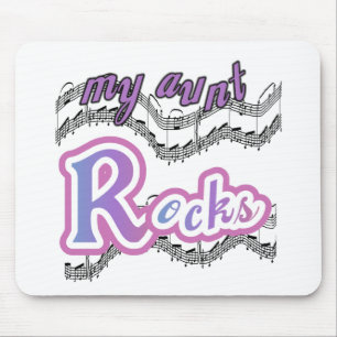 Meine Tante Rocks Tshirts und Geschenke Mousepad