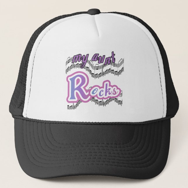 Meine Tante Rocks Tshirts und Geschenke Truckerkappe (Vorderseite)