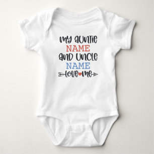 Meine Tante und Onkel Liebe Baby Strampler