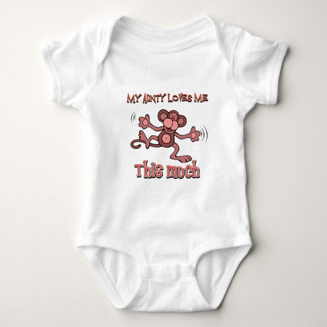 Meine Tanten-Lieben ich dieses viel Baby Strampler (Vorderseite)