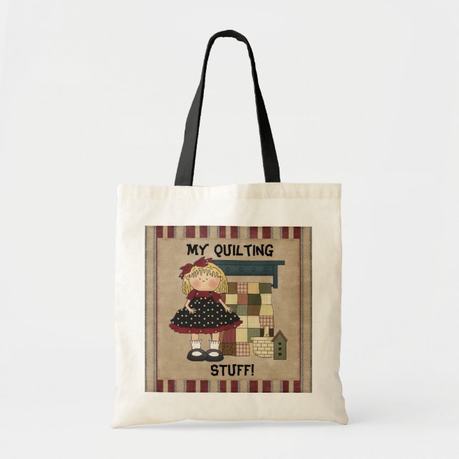 Meine Tasche mit Quiltote (Vorne)