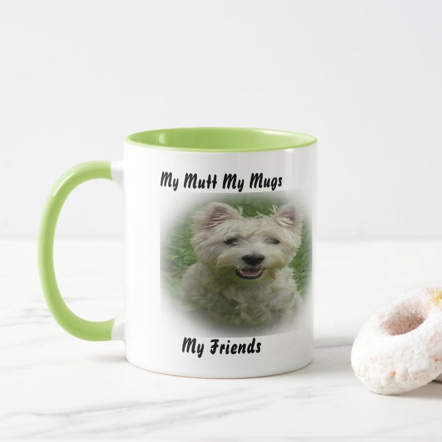 Meine Tasse Mutt meine Freunde. (Mit Donut)