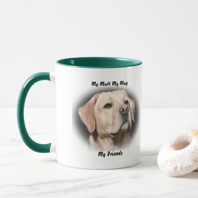 Meine Tasse Mutt meine Freunde. (Mit Donut)