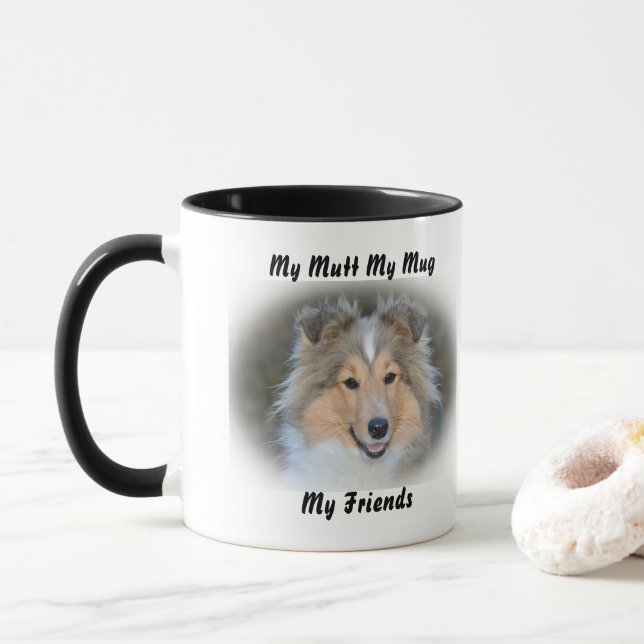 Meine Tasse Mutt meine Freunde. (Mit Donut)
