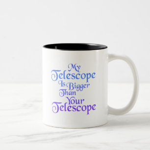Meine Teleskop-Tasse Zweifarbige Tasse
