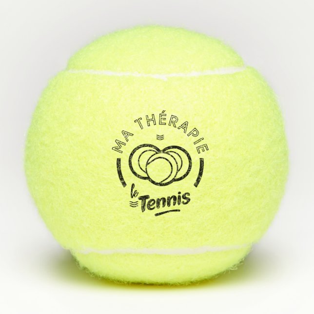 Meine Tennistherapie Tennisbälle (Vorderseite)
