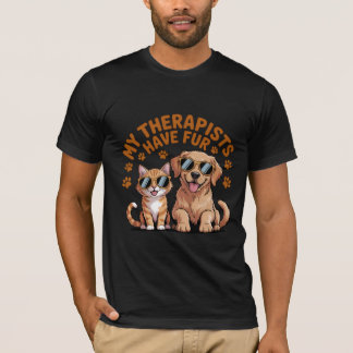 Meine Therapeuten haben Fur Funny Pet Shirt