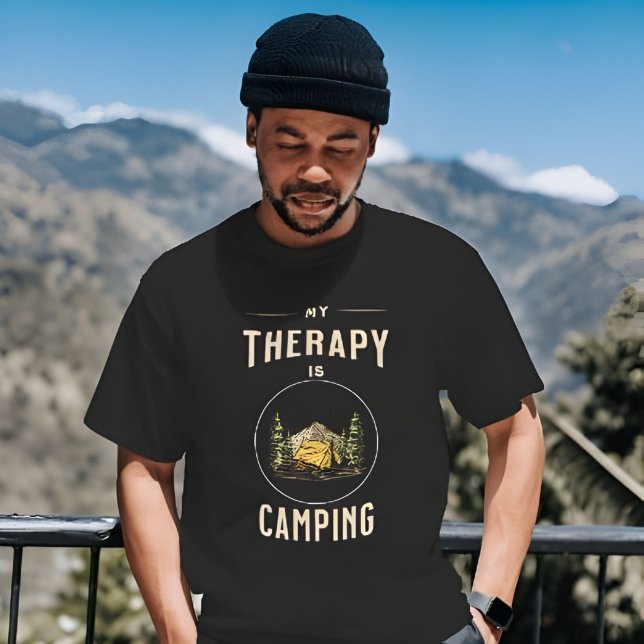 Meine Therapie ist Camping T-Shirt (Von Creator hochgeladen)