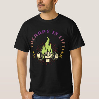 Meine Therapie ist das Heben - Fitness & Bodybuild T-Shirt