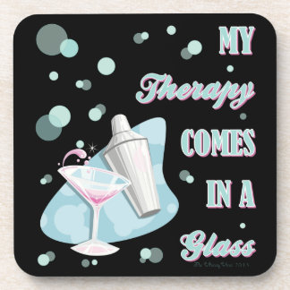 MEINE THERAPIE KOMMT IN EIN GLAS! GETRÄNKEUNTERSETZER