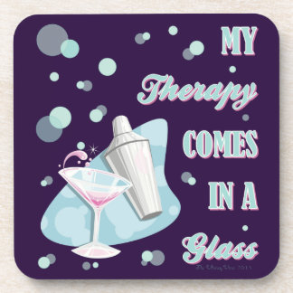 MEINE THERAPIE KOMMT IN EIN GLAS! GETRÄNKEUNTERSETZER
