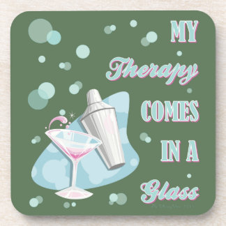 MEINE THERAPIE KOMMT IN EIN GLAS! GETRÄNKEUNTERSETZER