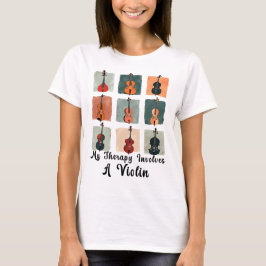 Meine Therapie umfasst eine Geige T-Shirt