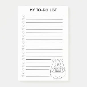 Meine To-Do-Liste - Du machst das großartig-Gerda Post-it Klebezettel