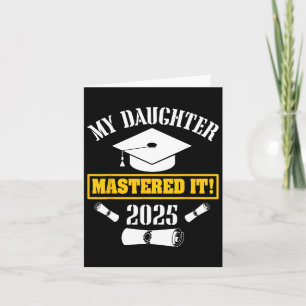 Meine Tochter beherrscht es Cl of 2025 Master Grad Karte