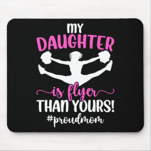 Meine Tochter Cheer Mom einer Cheerleader-Mutter C Mousepad