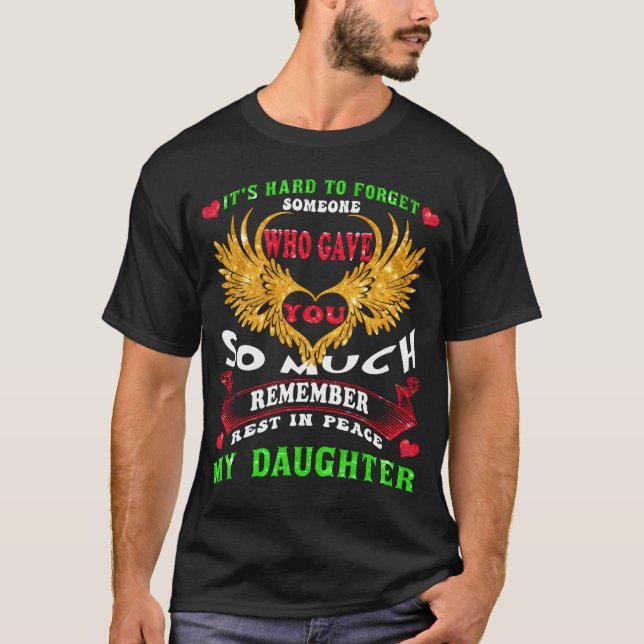 Meine Tochter fliegt hoch, bis wir uns wieder tref T-Shirt (Vorderseite)