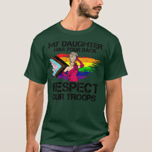 Meine Tochter hat deinen Rücken respektiert unsere T-Shirt